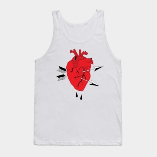 heart love Tank Top